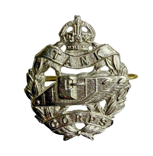 Ww1 tank corp cap badge - cap,