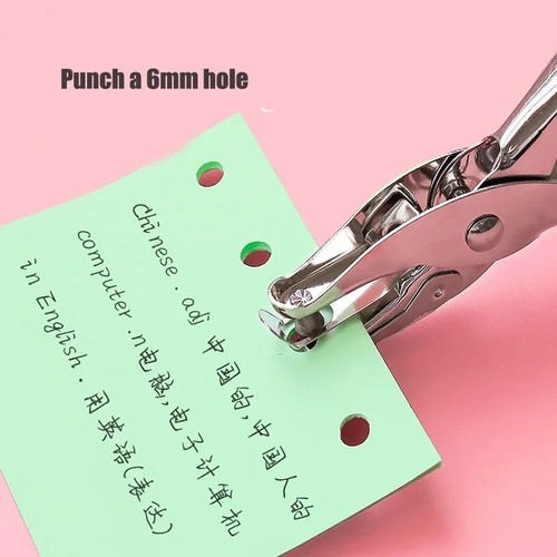 Hole punch metal hand - held, one