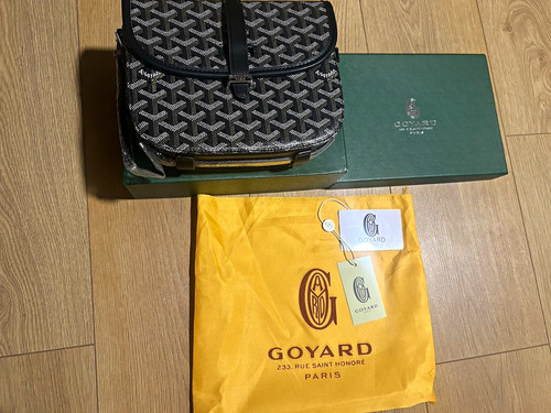 Goyard goyardine black - goyardine, black/grey