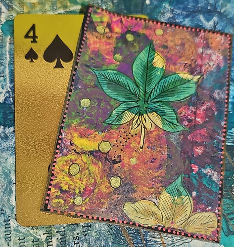 Original aceo atc - original, horse