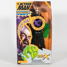 BNIB 1998 Hasbro Action Man figure electronic Dr X