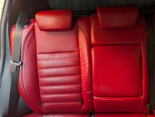Giulietta red leather rear - leather,