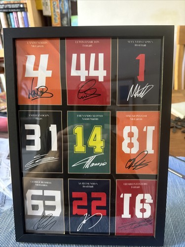 Wall art framed drivers - wall, f1