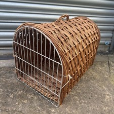 Vintage Wicker Pet Carrier