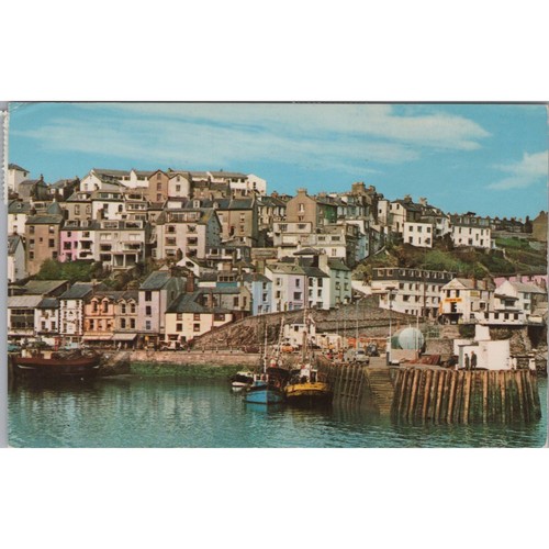 Postcard brixham harbour - harbour, devon
