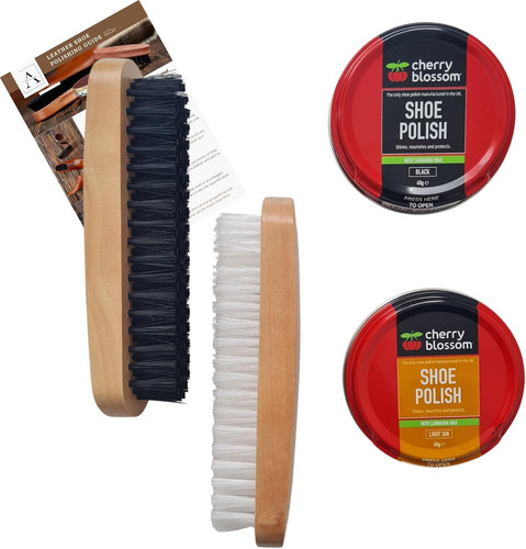 Shoe polish kit - shoe, black