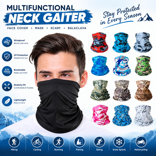 Seamless bandana face covering - bandana,