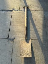 Vintage Old Garden Spade T Handle Stamped Branded 