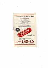 1959/60 Brentford v Bradford