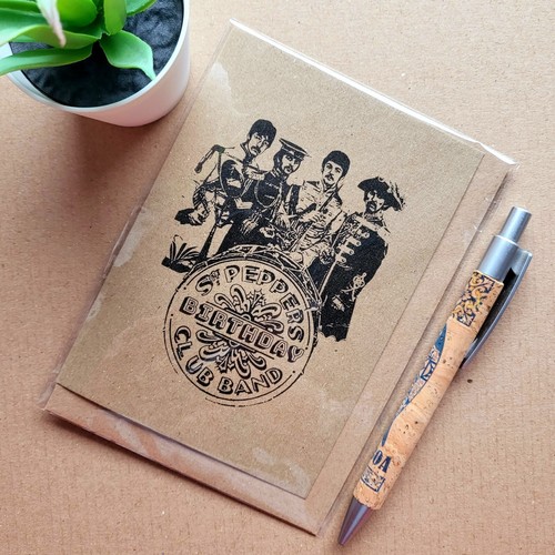 The beatles birthday - card,