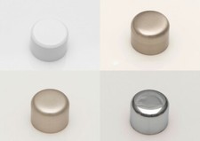 Universal Dimmer Knob Light Switch Replacement - Varilight - Chrome Steel White