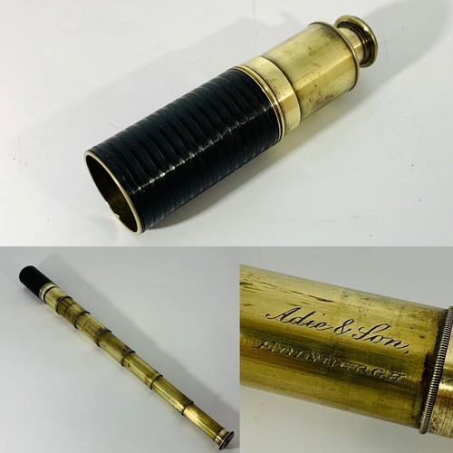 Early 19thc brass draw - brass,