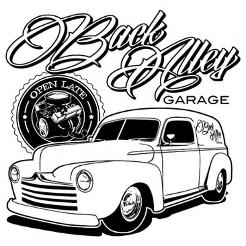 Hot rod chevy panel truck - panel,
