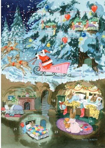 Badger father christmas - father,