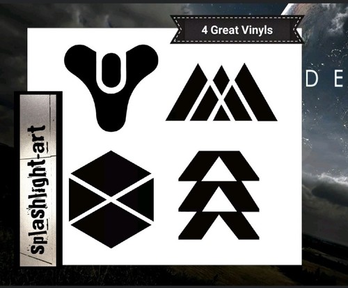 10cm destiny logo car - 2,