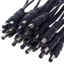 10X 12V 5.5x2.1mm Male +