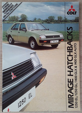 Mitsubishi Colt Mirage Range Brochure 1983 - 1250  1400  EL  GL  GLX
