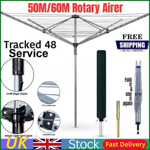60m rotary airer clothes - 60m,