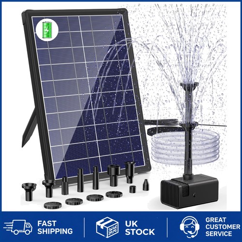 Solar water pump with battery - water,