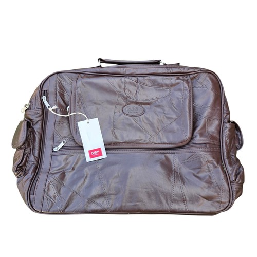Cotton traders brown - cotton, leather