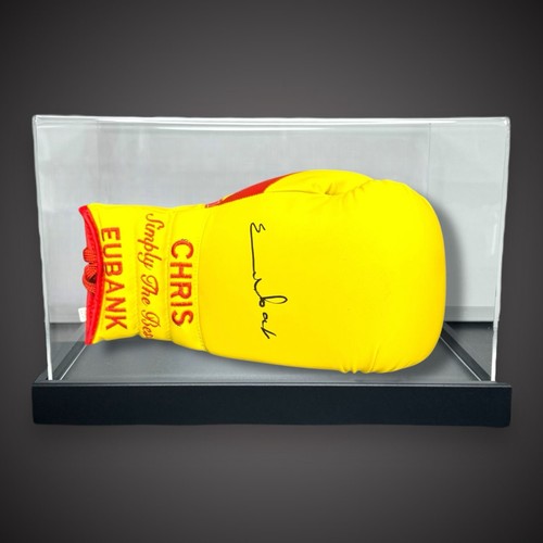 Chris eubank hand signed - eubank,