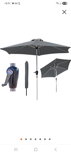 Large parasol garden sun - 3m,