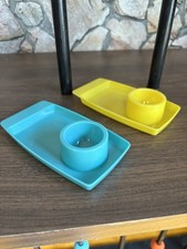 Vintage Set of 2 Plastic Egg