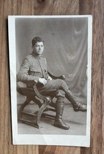 WW1 Photo Portrait Postcard. Royal Horse Artillery Soldier. London Studio.