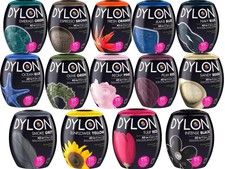 Dylon Fabric Dye Pods & Sachets for Clothes Textiles Permanent Colour Machine