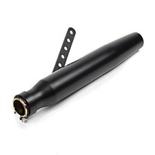 Exhaust Muffler Tapered for Cafe Racer Scrambler and Chopper bl