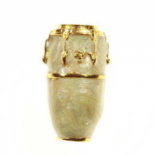 Pin, Conga Drum, Gold and Pearl White, Harmony Collection