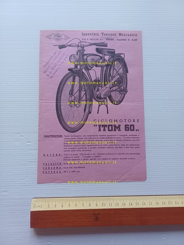 Itom 1950s original italian - original,