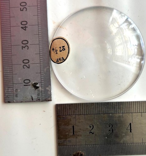 Verge fusee pocket watch glass - verge,