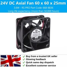 24V DC Axial Fan 60 x 60 x