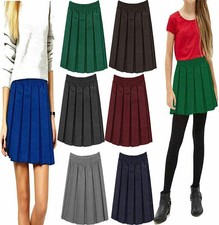 Girls Uniform Box Pleated Mini