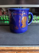 Charles and Diana Royal Wedding Commemorative Mug (Blue) - Made in England 1981