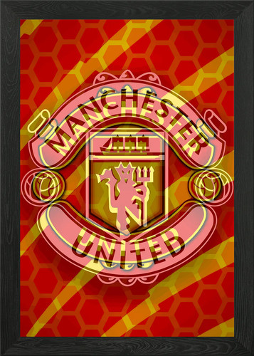 Manchester united logo framed - logo,