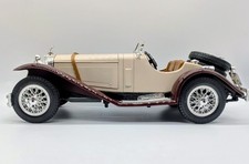 Burago cod.3002 1/18 Scale 1928 Mercedes-Benz SSK Beige / Black With Sidesteps