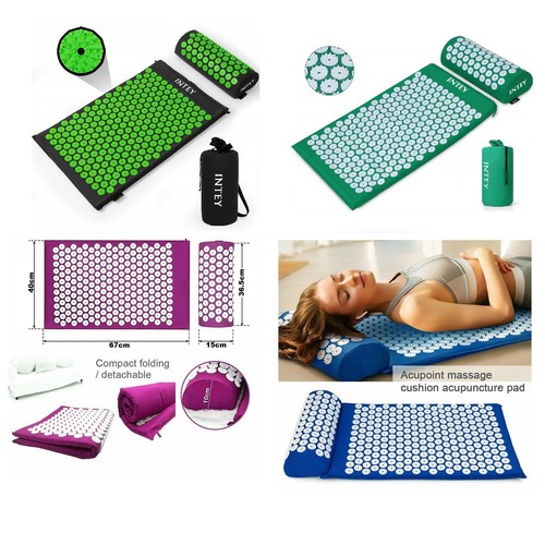 Acupressure mat pillow set - mat, &