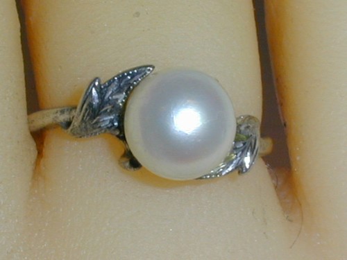 Mikimoto sterling silver large - silver,