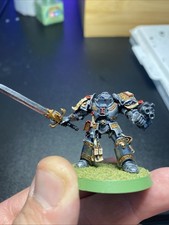 Games Workshop Warhammer 40K Grey Knight Brother-Captain In Terminator Armor.