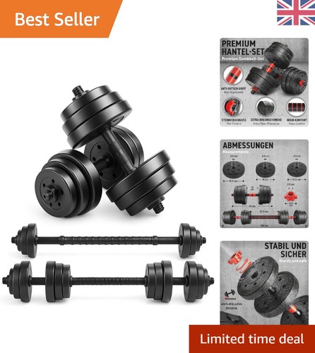 Adjustable dumbbell and - adjustable,
