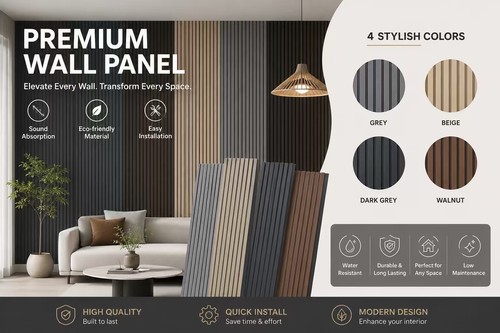 Pack acoustic slatted - pack, of