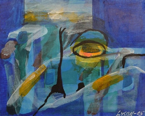 Ivy lysdal 1937 acrylic - b,