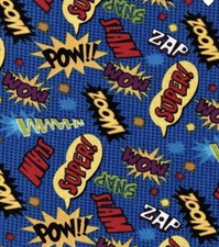 1/4 Yard 9”x42” Super Hero