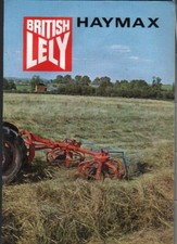 British Lely "HAYMAX" Tractor Rotary Hay Tedder Brochure Leaflet