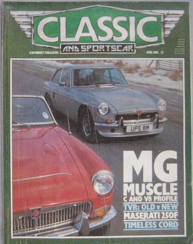 Classic sportscar april 1985 - sportscar,