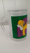 The Simpsons Collectable Freezeable Tankard Homer Sleeping Duff 1999 Plastic