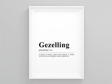 Gezelling Funny Definition