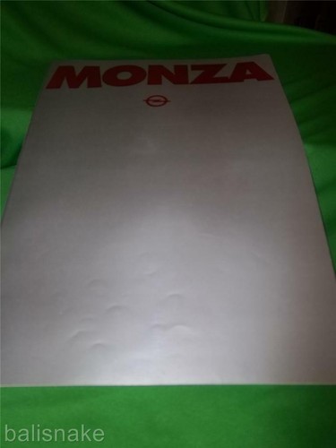 Opel monza car - monza, brochure